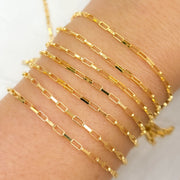 14K Gold Filled Box Link Chain